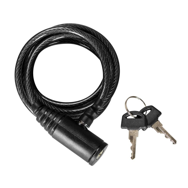 Spypoint CLM-6FT Six-Foot Long Trail Camera Coated Cable Lock Steel Cable Lock for securing Scouting Cameras Fits Most Trees and All Cameras Comes with Two Keys - Image 1